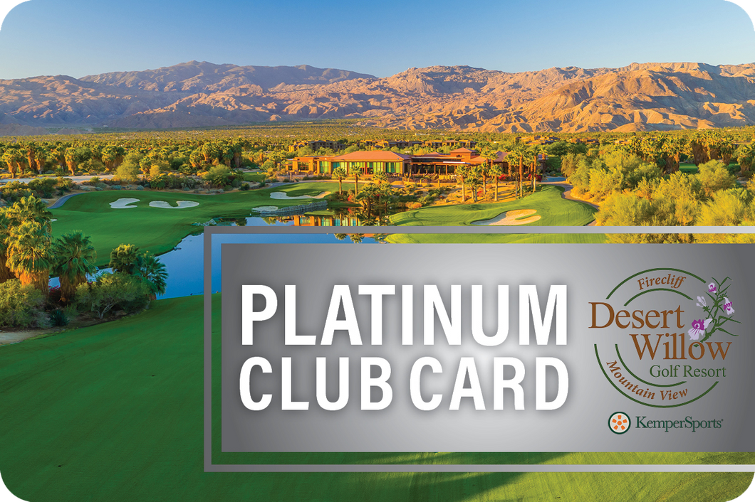 Palm Desert Resident: 2023-2024 Platinum Club Card