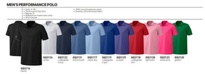 Adidas Men's Tournament polo package - 16 players minimum