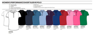 Adidas Womens Tournament polo package - 16 players minimum